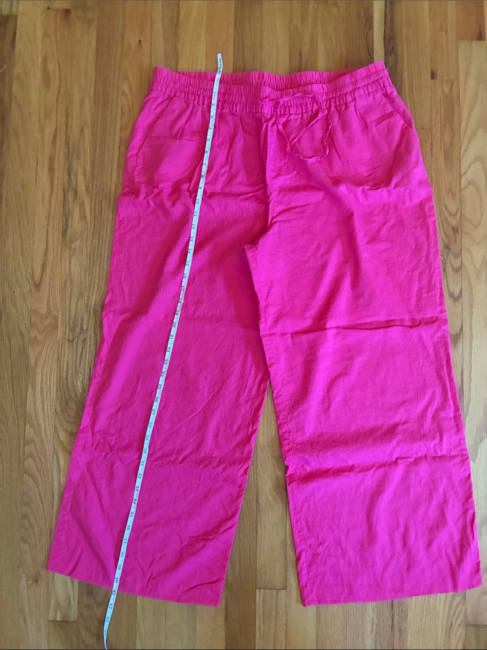 Express Bright Pink Wide-Leg Pants